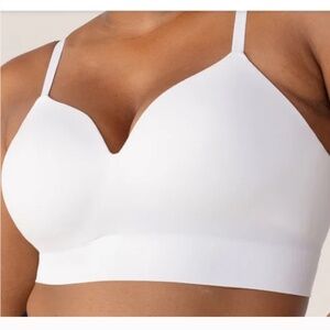 Shapermint Truekindยฎ Supportive Comfort Wireless Shaping Bra Sz XL White